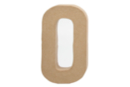 Mache Paper Cardboard Letter: O - Cardboard Letters 27714 - 10doigts.fr