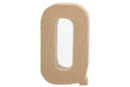 Cardboard Paper Mâché Letter: Q - Cardboard Letters 27716 - 10doigts.fr