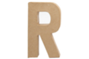 Cardboard Paper Mâché Letter: R - Cardboard Letters 27717 - 10doigts.fr