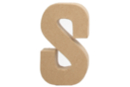 Mache Paper Cardboard Letter: S - Cardboard Letters 27718 - 10doigts.fr