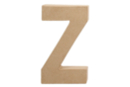 Cardboard Paper Mâché Letter: Z - Cardboard Letters 27725 - 10doigts.fr