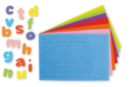 Foam Letter Stickers - 7 Colors - Alphabet Stickers, Messages - 10doigts.fr