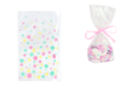 Crystal bags with dots 11.5 x 19 cm - Pack of 10 - Gift Wrap and Bags - 10doigts.fr