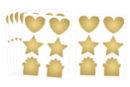 Gold Scratch Stickers - 36 pcs - Scratch Stickers - 10doigts.fr