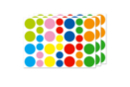 Large Round Stickers - 1 Set (102 Stickers) - Assorted Shapes Stickers - 10doigts.fr