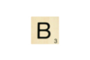 Maxi Scrabble Letter B - Wood Letters 41101 - 10doigts.fr