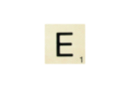 Maxi scrabble letter E - Wood Letters 41104 - 10doigts.fr
