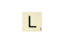 Maxi Scrabble Letter L - Wood Letters 41111 - 10doigts.fr