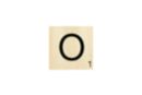 Maxi Scrabble Letter O - Wood Letters 41114 - 10doigts.fr