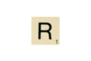 Maxi Scrabble Letter R - Wood Letters 41117 - 10doigts.fr