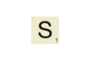 Maxi Scrabble Letter S - Wood Letters 41118 - 10doigts.fr