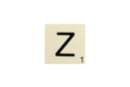 Maxi Scrabble Letter Z - Wood Letters 41125 - 10doigts.fr