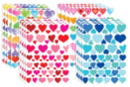 Mega pack de gomets corazones - 16 planches - Pegatinas Corazones 18172 - 10doigts.fr