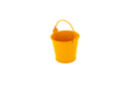 Yellow metal bucket - Metal Supports 11763 - 10doigts.fr