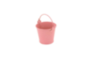 Pink Metal Bucket - Metal Supports 11745 - 10doigts.fr