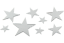 Self-adhesive star mirrors - Set of 8 - Adhesive Mirrors - 10doigts.fr