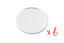 Espejos redondos Ø 8 cm - 6 piezas - Espejos autoadhesivos - 10doigts.fr