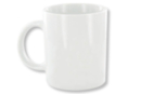Mug en céramique blanche - Decorative Ceramic Supports 07826 - 10doigts.fr