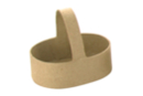 Oval Paper Mache Basket - Easter Baskets 12021 - 10doigts.fr