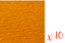 Orange crepe paper 2 m x 50 cm - Pack of 10 sheets - Crepe Paper 06040 - 10doigts.fr