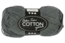 High Quality Cotton Ball 100% - Gray - Knitting Yarns 44288 - 10doigts.fr