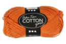 Extra Quality 100% Cotton Ball - Orange - Knitting Yarns 44274 - 10doigts.fr