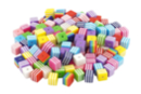 Bayadère Cube Beads - About 130 beads - Acrylic Beads - 10doigts.fr