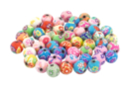 Millefiori Round Beads - 50 Beads - Shamballa Jewelry 14465 - 10doigts.fr