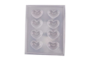 Placa 8 moldes corazones - Moldes para yeso, jabón, cemento ... - 10doigts.fr