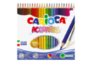Estuche de 24 lápices de colores acuarelables Carioca - Lápices acuarelables 31144 - 10doigts.fr