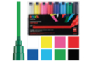 Marcadores Posca de punta ancha - 8 marcadores Posca de colores vivos - Rotuladores de punta ancha - 10doigts.fr