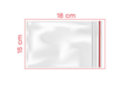 Zip Pouches 15 x 18 cm - 100 pieces - Transparent Plastic 04239 - 10doigts.fr