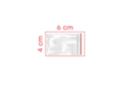 Zip Pouches 4 x 6 cm - 100 pieces - Transparent Plastic 04245 - 10doigts.fr