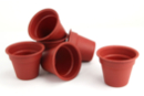 Macetas de plástico Ø 7,5 cm - 6 piezas - Plástico Opaco - 10doigts.fr