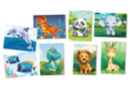 PROMO sticker sheets number A5 - 8 sheets - Animal and Nature Kits 59729 - 10doigts.fr