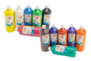 PROMO Gouache 1 liter: 12 bottles - Gouache Paint 10doigts 31117 - 10doigts.fr