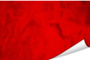 Papel metalizado rojo, reverso blanco - Rollo 70 cm x 2 m - Papel metálico, brillante 06111 - 10doigts.fr