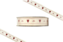 Hearts Ribbon - 2 Meters - Ribbons and Bias - 10doigts.fr