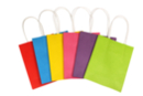 Bolsas de papel kraft - 6 bolsas de colores - Papeles de regalo - 10doigts.fr