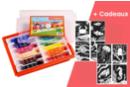 Schoolpack Stabilo Power - 144 Markers + GIFTS (velvet coloring cards) - Medium-Tip Markers 57026 - 10doigts.fr