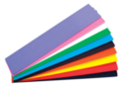 Set of 10 tissue paper sheets 2 meters x 50 cm, 10 assorted colors - Crepe Paper - 10doigts.fr