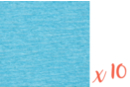 Blue crepe paper 2 m x 50 cm - Pack of 10 sheets - Crepe Paper 41164 - 10doigts.fr