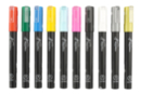 Rotuladores de pintura acrílica multi-soporte - 10 rotuladores - Marcadores de pintura 57484 - 10doigts.fr