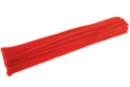 30 cm x Ø 4 mm Pipe Cleaners (100 pieces) - red - Chenille Stems 55534 - 10doigts.fr