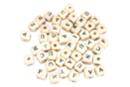 Abalorios letras cuadradas en madera - 100 abalorios - Abalorios mensajes - 10doigts.fr