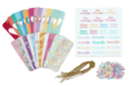 Set of 12 Poetic Bookmarks - Paper Craft Kits - 10doigts.fr