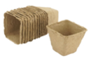 Natural Fiber Pots - 14 pieces - Cardboard Pots - 10doigts.fr