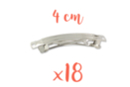 4 cm x 0.6 cm Hair Clips - 18 Pieces - Hair Jewelry - Holders for Jewelry - 10doigts.fr