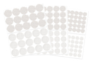Juego de 2 x 84 pastillas velcro adhesivas - Ø assortis - Velcro , scratch 55375 - 10doigts.fr