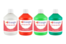 Pintura acrílica 10 Doigts 500 ml - 4 colores blanco, rojo, verde claro, verde oscuro - Pinturas en tonos navideños 55001 - 10doigts.fr